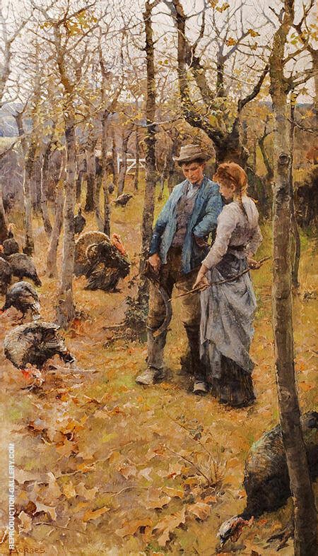 At The Edge Of The Woods 1882 Oil Painting Reproduction
