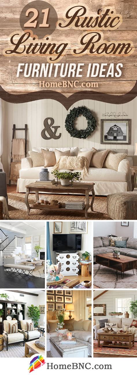 21 Best Rustic Living Room Furniture Ideas And Designs For 2020