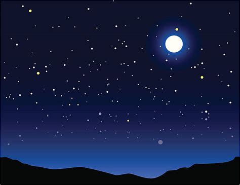 Royalty Free Night Sky Clip Art Vector Images And Illustrations Istock