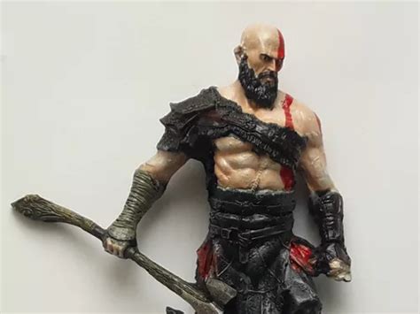 Boneco Resina Kratos God Of War Cm Est Tua Parcelamento Sem Juros
