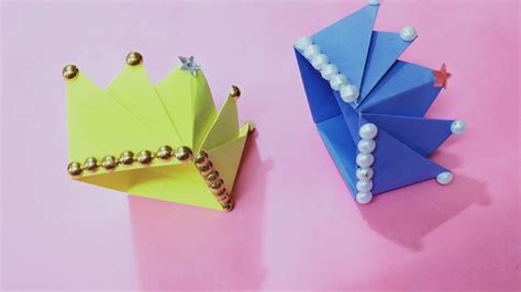 Diy How To Make Paper Crown Easy Paper Crafts Paper Crown