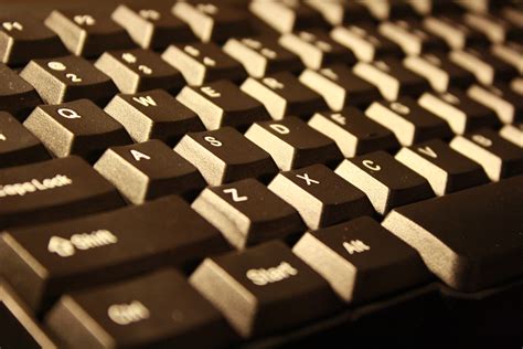 QWERTY Keyboard Closeup Picture | Free Photograph | Photos Public Domain