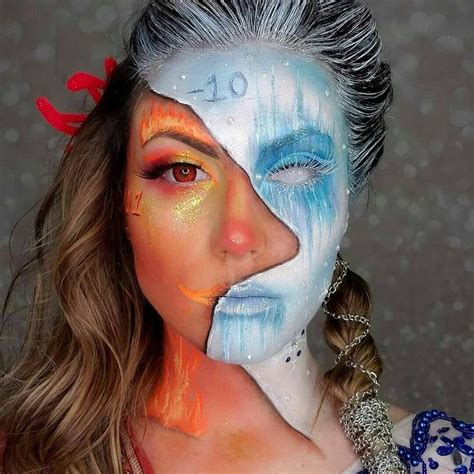 Stunning Half Face Makeup Art Face Art Makeup Half Face Makeup