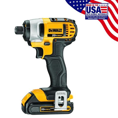 Shop DEWALT Volt Lithium Ion Li Ion In Cordless Variable Speed Impact Driver With Hard