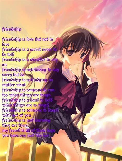 Anime Friend Quotes Quotesgram