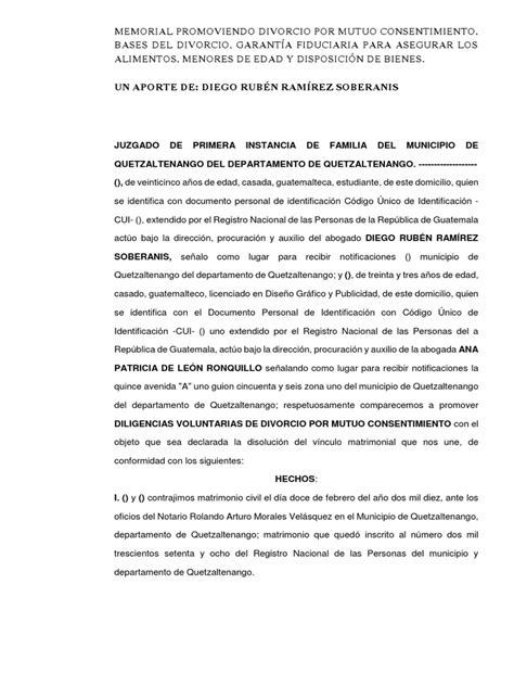 Divorcio Por Mutuo Consentimiento Compartir Divorcio Matrimonio