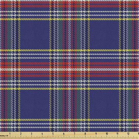 Plaid Upholstery Fabric By The Yard Old Fashioned Scottish Tartan