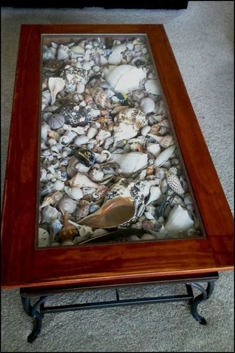 There is a coffee table for each and every. How to make a seashell coffee table - DIY projects for ...