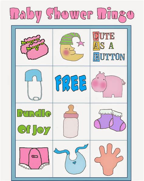 Bingo En Colores Para Baby Shower Para Imprimir Gratis Oh My Bebé