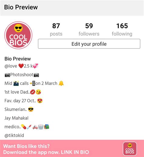 How To Write Best Instagram Bio Ideas Tips And Example In 2020 Bio