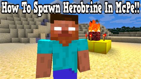 How To Spawn Herobrine In Minecraft Pocket Edition 100 Real Youtube