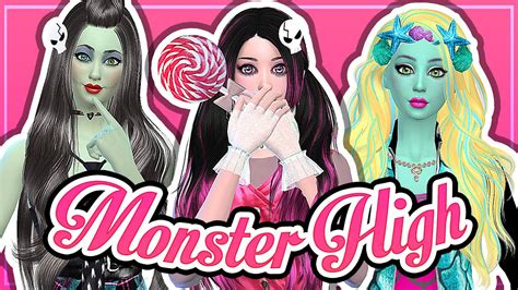 The Sims 4 Monster High Part 2 ♥ First Day Of School ♥ Youtube