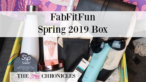 Fabfitfun Spring 2019 Unboxing Youtube