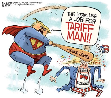 Tariff Man Political Cartoons Daily News