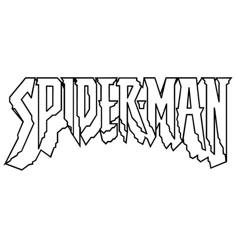 Spider Man Name SVG