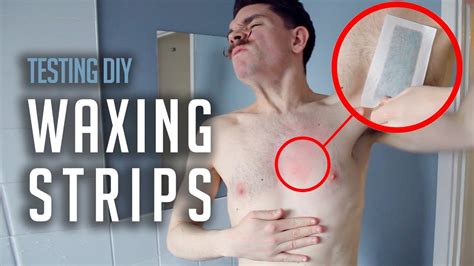 Testing Waxing Strips For Men Manscaping Body Hair Removal Youtube