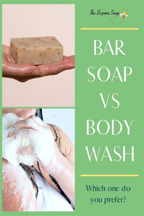 Bar Soap Vs Body Wash The Eczema Soap Body Wash Natural Bar Soap