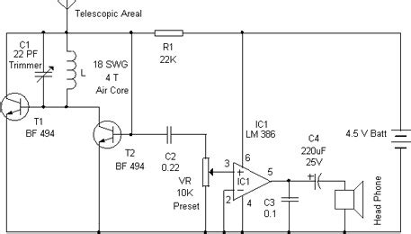 The audio output signal from the microphone is usually small, the first transistor. Circuit-Zone.com - Electronic Projects, Electronic ...
