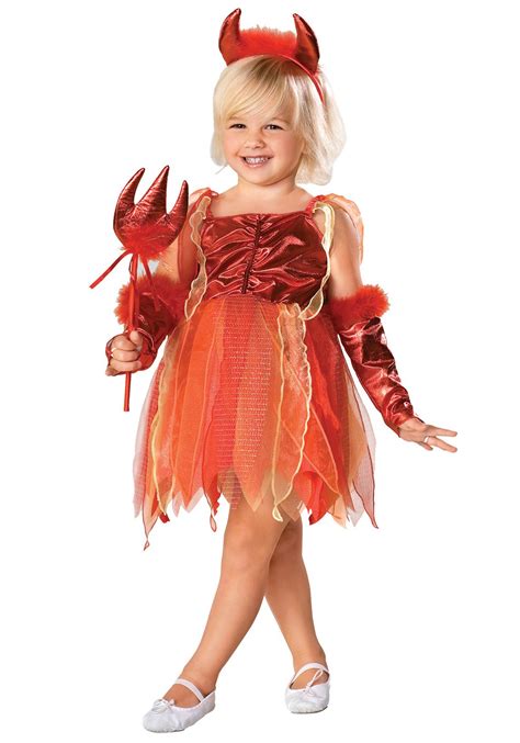 Girls Devil Toddler Costume