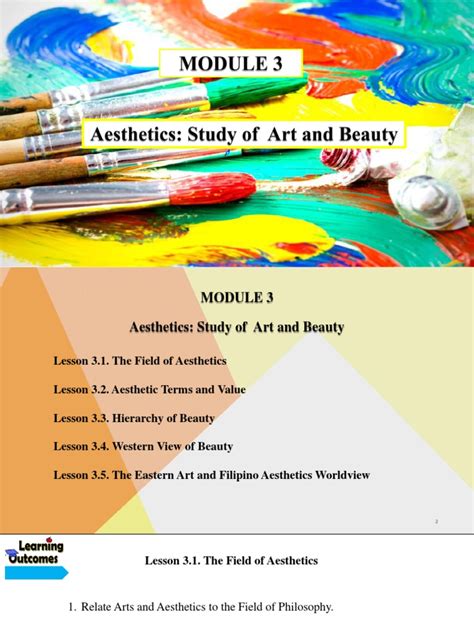 Module 3 Aesthetics Study Of Art And Beauty Pdf Aesthetics