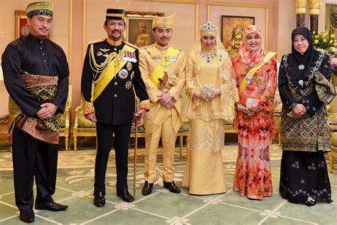 This barbaric stance will also see thieves punished by amputation of their hands and feet sultan hassanal bolkia and second wife queen hajah mariam sit on the throne during an investiture ceremony for the sultan's 50th birthday. The Sultan of Brunei with his son and bride and other ...