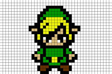 Link Zelda Pixel Art Nintendo Pixel Art Personnage Modele Pixel Art