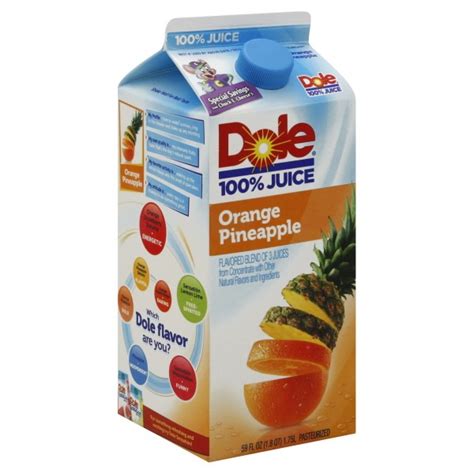 Dole Orange Juice Nutrition Facts Blog Dandk