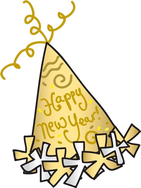 Party Hat Happy New Year Clipart Years Eve Transparent New Years Hat