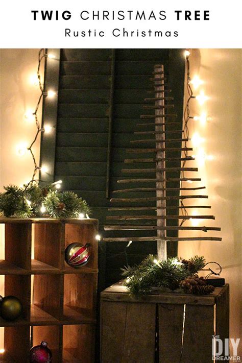 Easy Decorative Twig Christmas Tree Christmas Decor