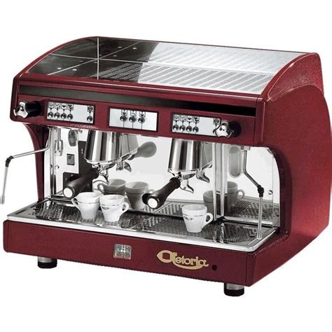 Astoria Perla Automatic 2 Group Espresso Coffee Machine Burgundy Sae 2