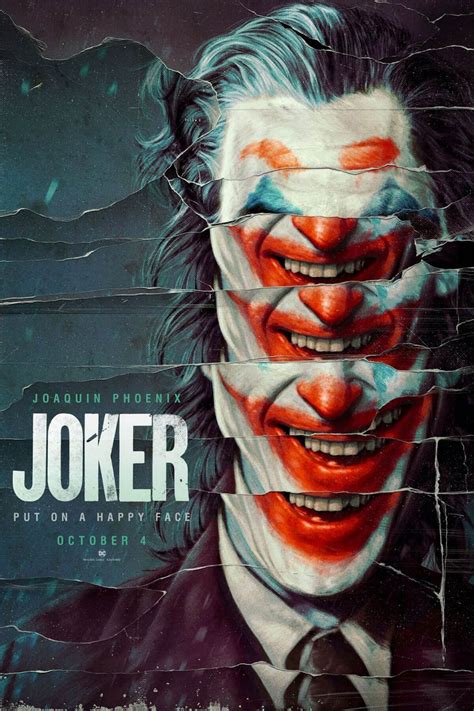 The Joker Movie Poster Has Been Painted On To Its Wall
