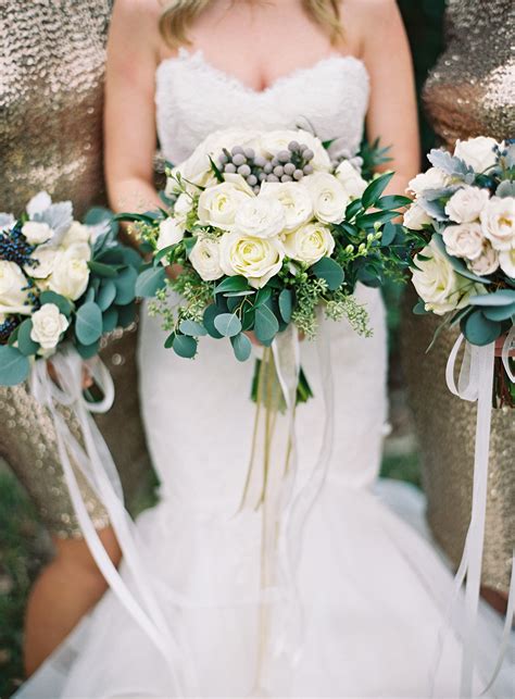 Ivory And Green Bridal Bouquet Elizabeth Anne Designs The Wedding Blog