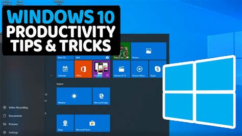 How To Be Productive In Windows 10 Tips Tricks And Hacks Youtube