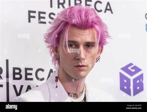 New York Usa 09th June 2022 Colson Baker Aka Machine Gun Kelly Attends North America