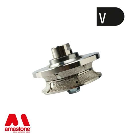 Vacuum Brazed M14 Wheel PROFILE V Bullnose Amastone