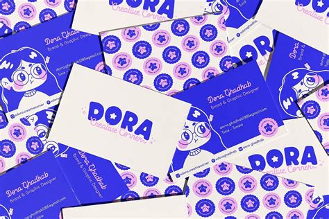Dora Ghadhab Graphic Designer Business Card Worlds No1 Business