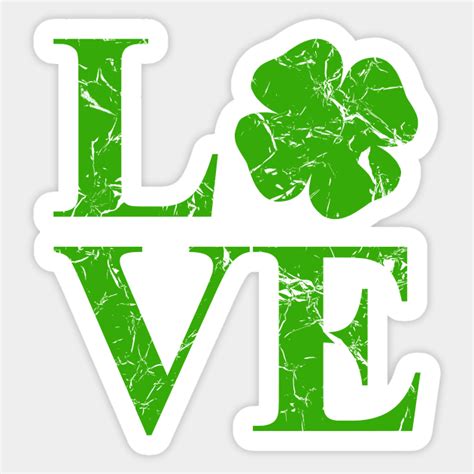 Irish Love Saint Patricks Day Sticker Teepublic