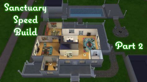 Sanctuary The Sims 4 Speed Build Part 2 Youtube