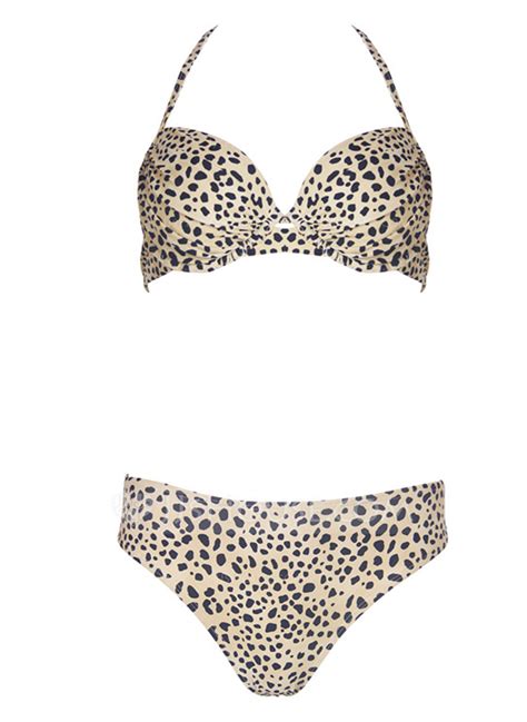 Beautiful Leopard Floral Bikini 202084414 Swimwear Jjs House