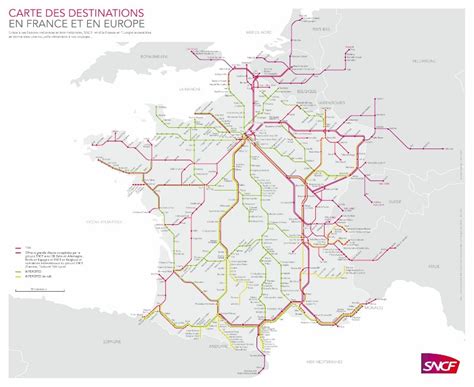Tgv Routes France Map