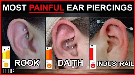 Ranking The Most Painful Ear Piercings To Get Youtube