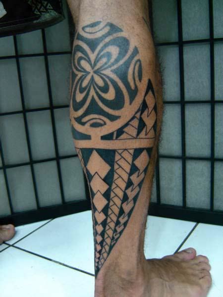 Tattoo Maori Leg