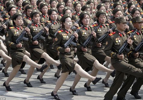 kim jong un s north korea special forces military parade daily mail online