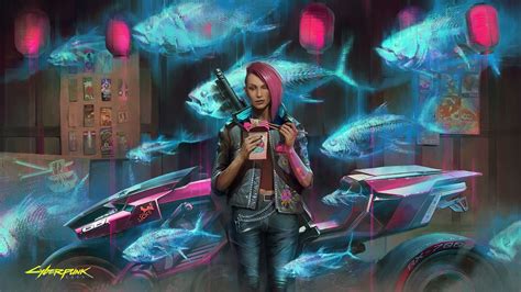 Cyberpunk 2077 Cyborg Girl Wallpapers Wallpaper Cave