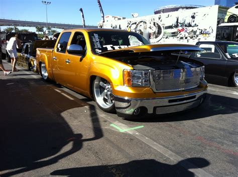 Slammed Crew Cab Sierrasema Lowered Trucks Chevy Trucks Chevy