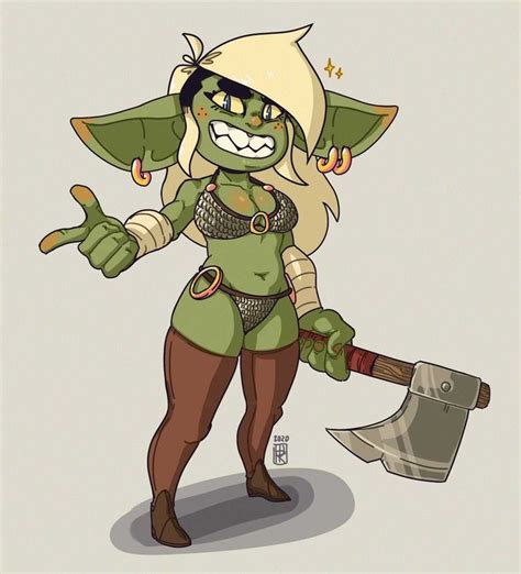 Goblin Girl Character Art Character Design Cartoon Art Styles