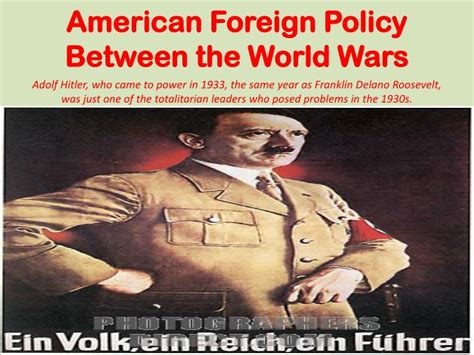 Ppt American Foreign Policy Between The World Wars Powerpoint