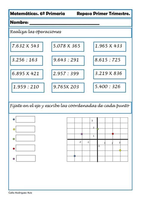 Los juegos matemáticos pueden servir tanto para ayudar que los niños refuercen sus conocimientos en matematicas (sumas, restas, multiplicaciones), como para entretener sin tan siquiera darte cuenta que la base del juego son las matematicas. Ejercicios de Matemáticas para Sexto de Primaria ...