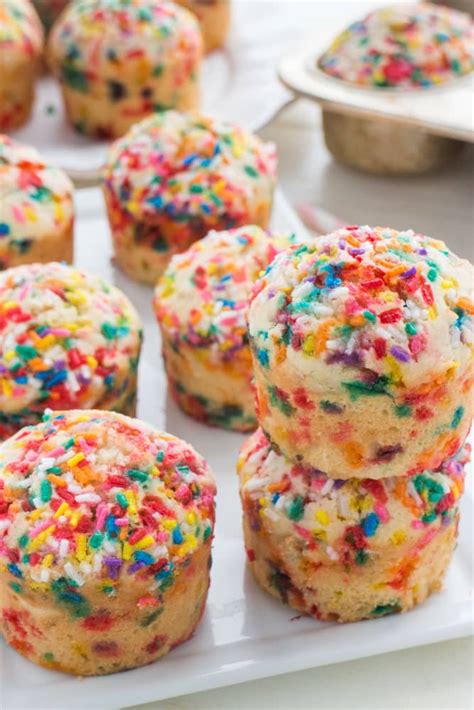 Sprinkle Birthday Cake Muffins Brooklyn Farm Girl