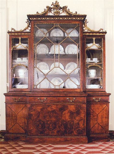 English Chippendale Breakfront Cabinet Dumfries House English Manor